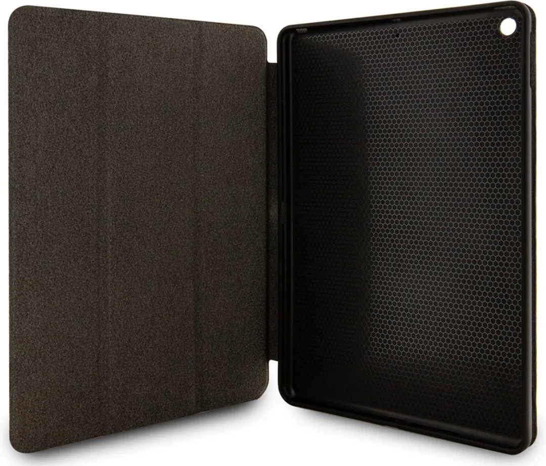 Karl Lagerfeld Bookcase Hoesje iPad 10.2 - Zwart Kunstleer