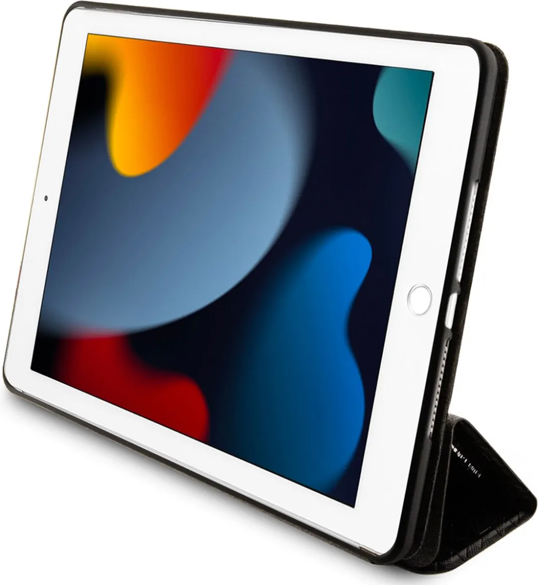 Karl Lagerfeld Bookcase Hoesje iPad 10.2 - Zwart Kunstleer