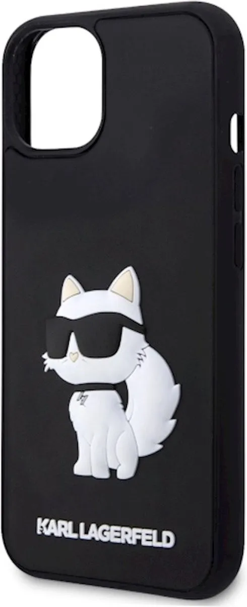Karl Lagerfeld KLHCP14M3DRKHNK iPhone 14 Plus Hoesje - Zwart