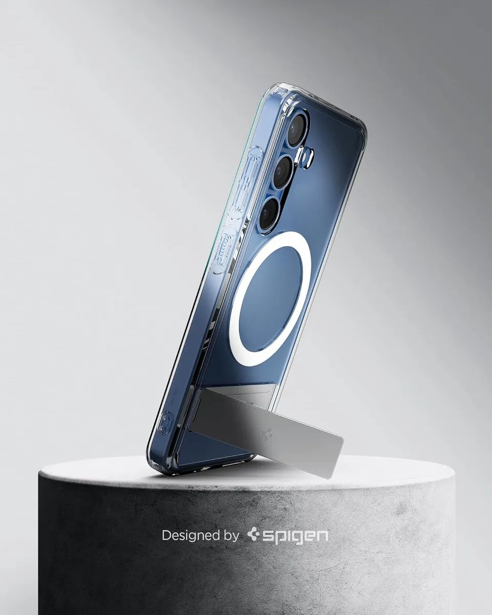 Spigen Ultra Hybrid MagFit ACS06911 Hoesje - Samsung Galaxy S25 Plus - Wit