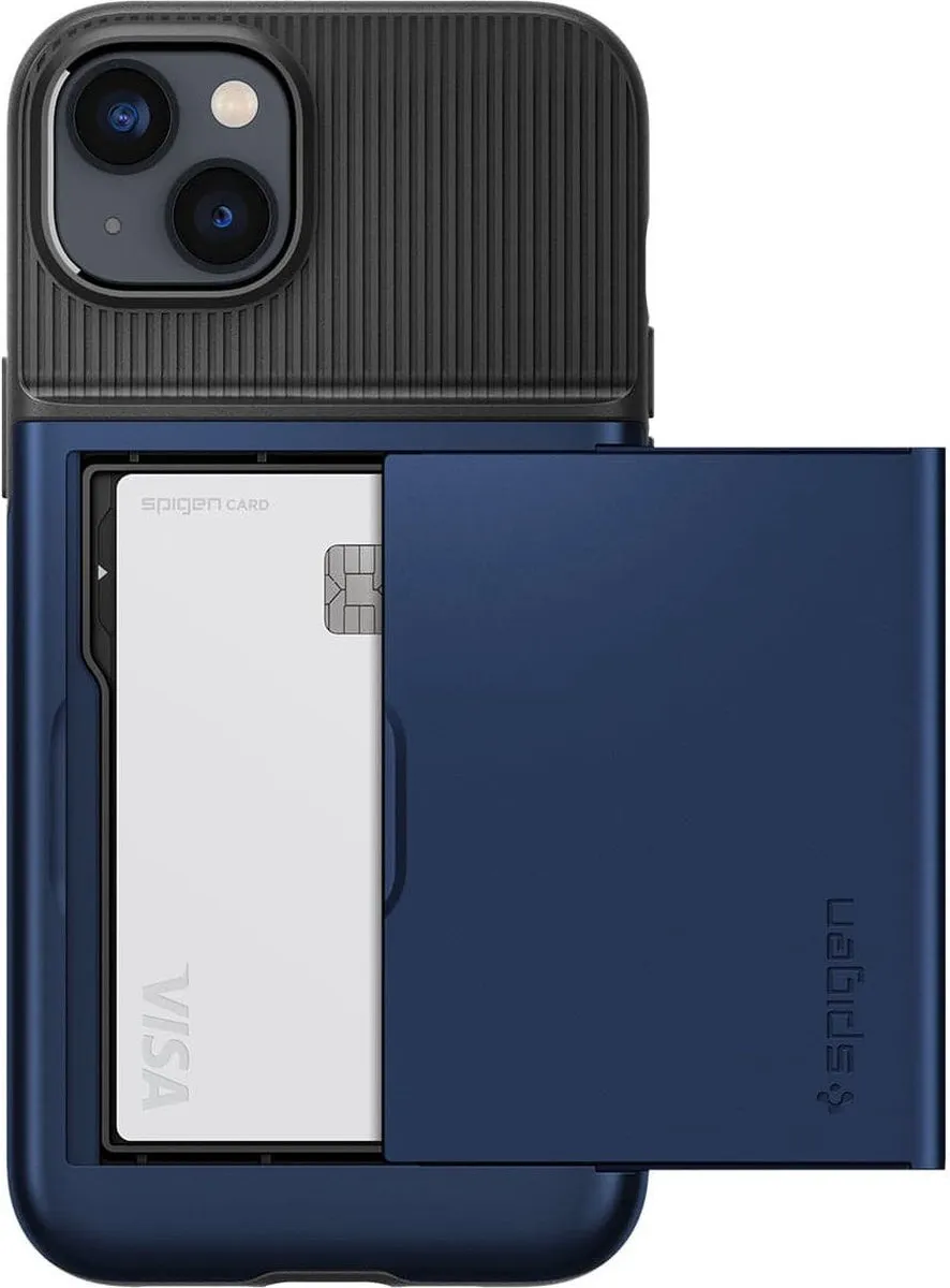 Spigen Slim Armor CS ACS05211 iPhone 14 Plus Hoesje - Blauw