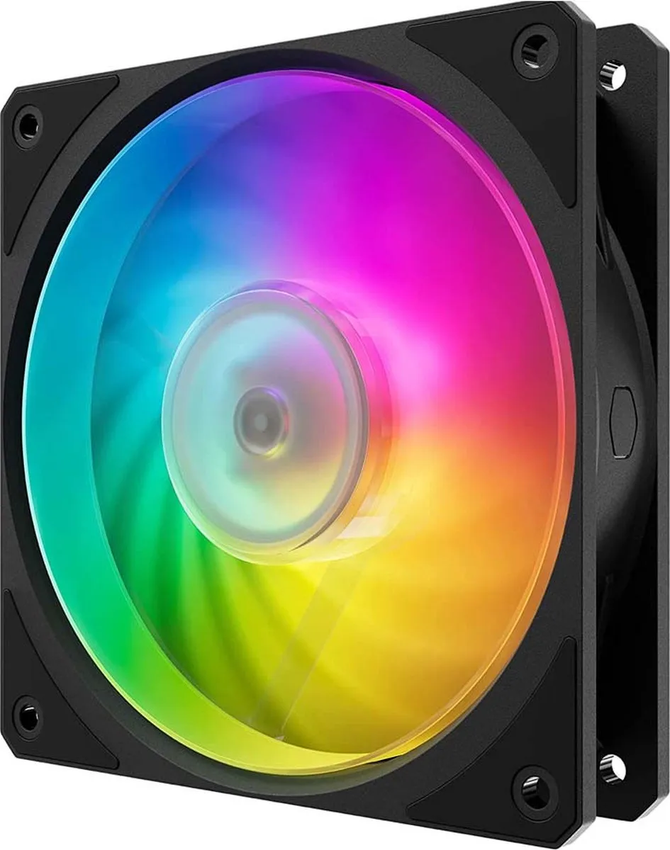 Cooler Master MOBIUS 140P ARGB Ventilator 140mm - Zwart/Wit