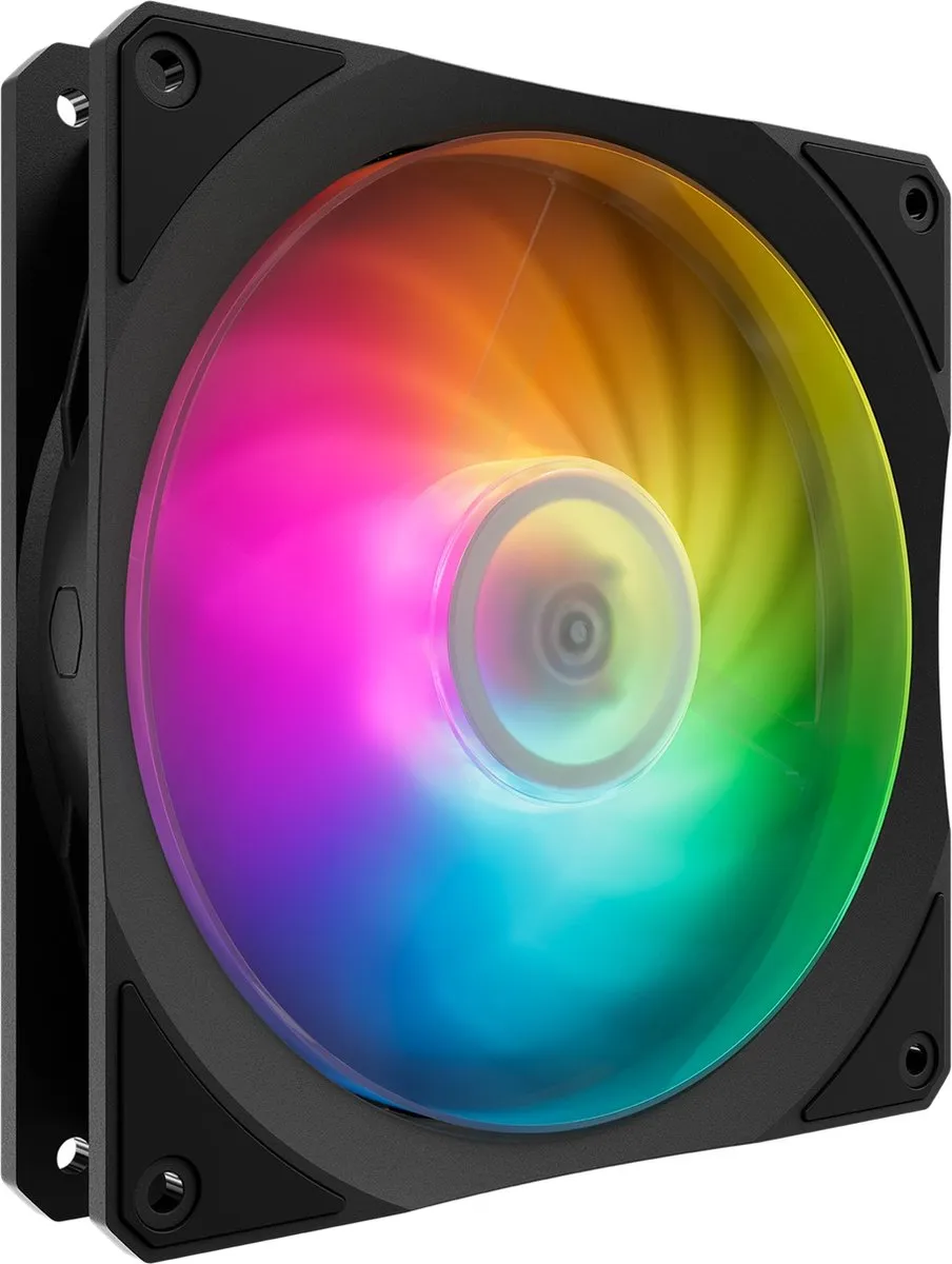 Cooler Master MOBIUS 140P ARGB Ventilator 140mm - Zwart/Wit