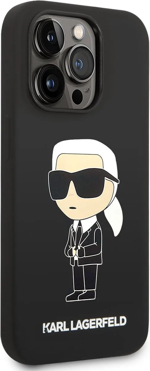 Karl Lagerfeld iPhone 14 Pro Backcover - Zwart - 3666339086589