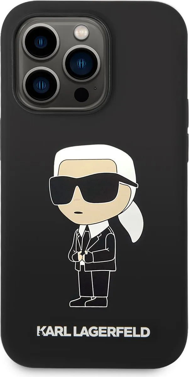 Karl Lagerfeld iPhone 14 Pro Backcover - Zwart - 3666339086589