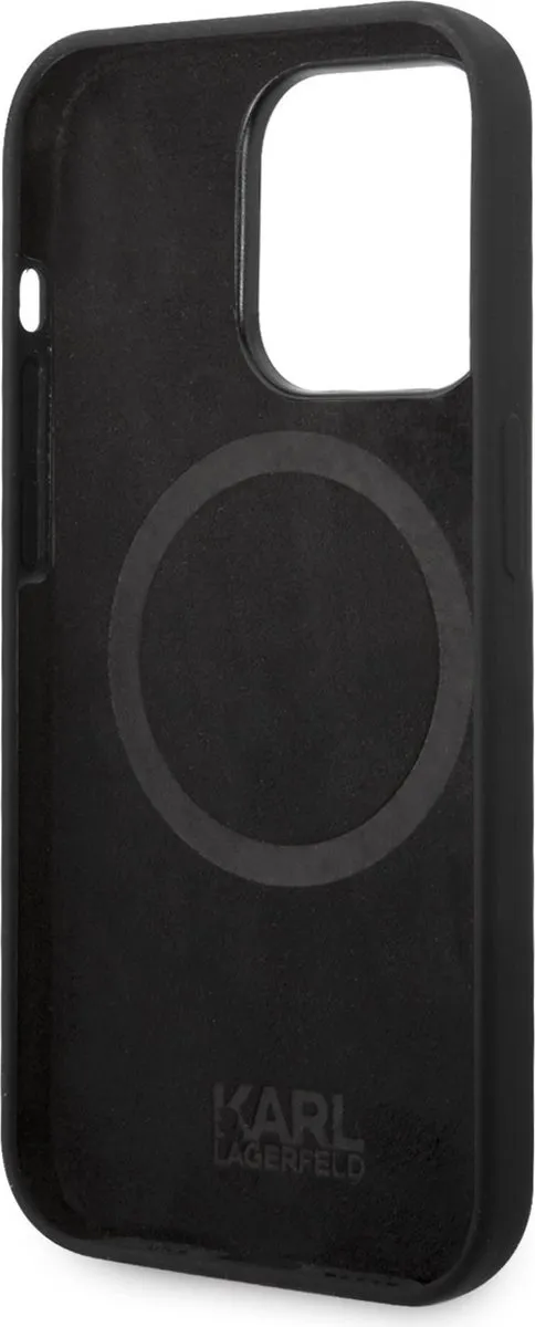 Karl Lagerfeld iPhone 14 Pro Backcover - Zwart - 3666339086589 - afbeelding 6 van 6