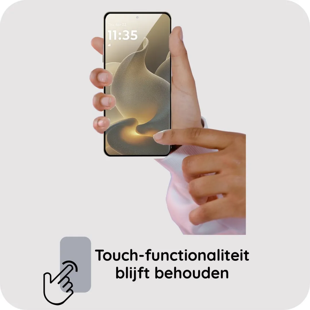 Just in Case Screenprotector Motorola Signature - Full Cover Gehard Glas