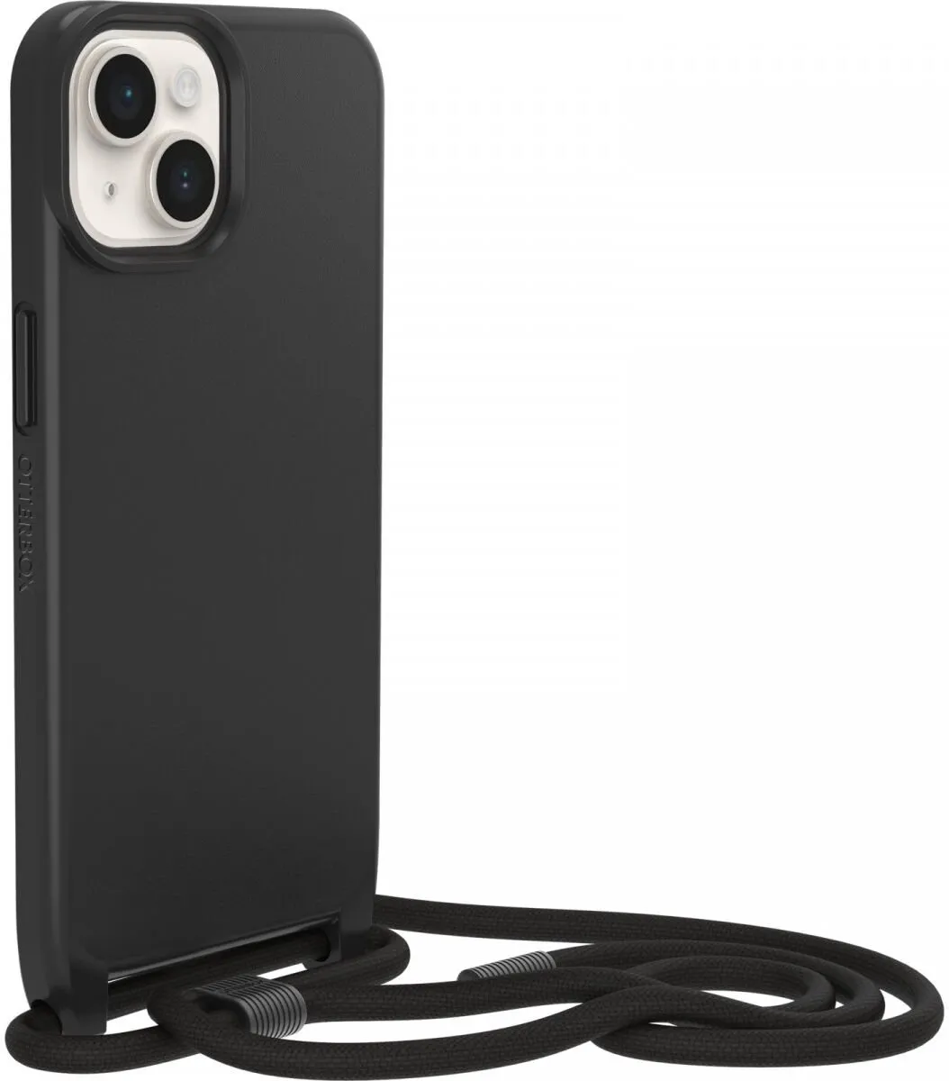 OtterBox React Necklace iPhone 16e Back Cover - Zwart