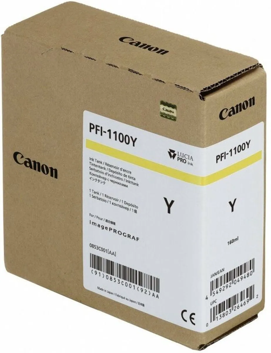 Canon 0853C001 Geel Inktcartridge