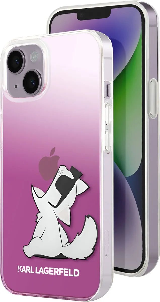 Karl Lagerfeld Hoesje iPhone 14 Plus Roze H6534
