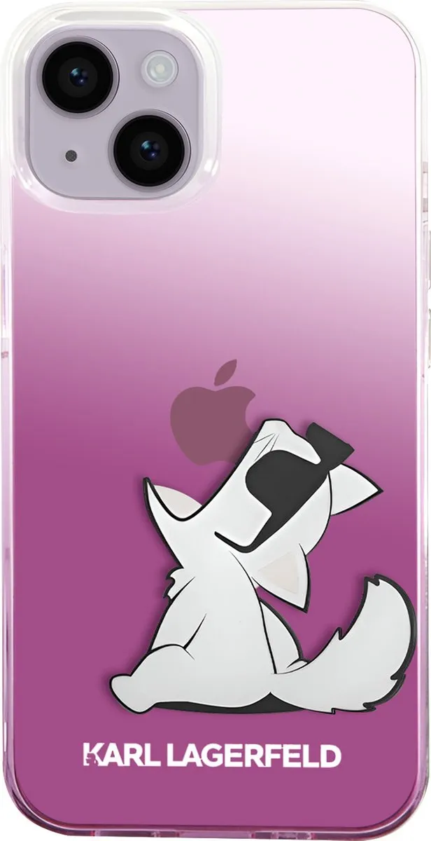 Karl Lagerfeld Hoesje iPhone 14 Plus Roze H6534