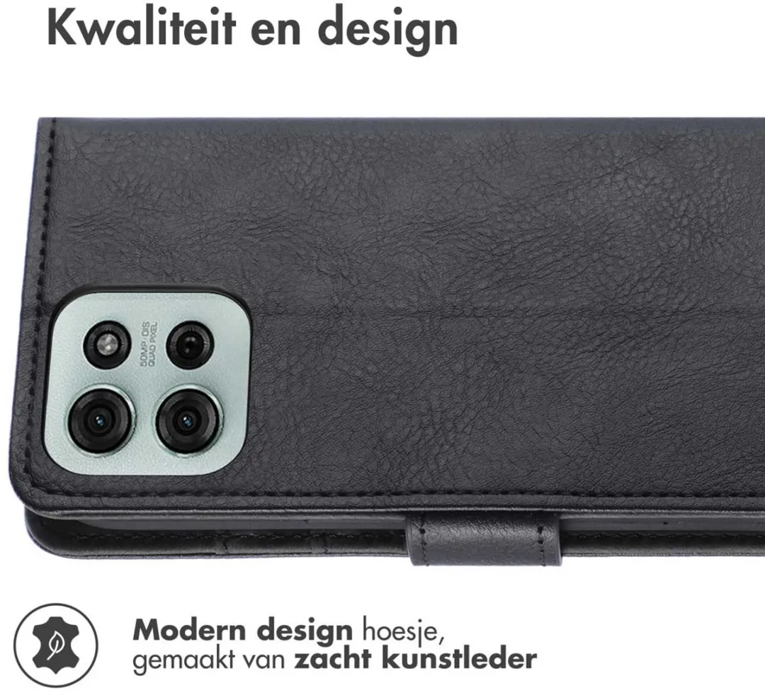Imoshion Hoesje Motorola Moto G75 5G - 3 Stuks - Zwart