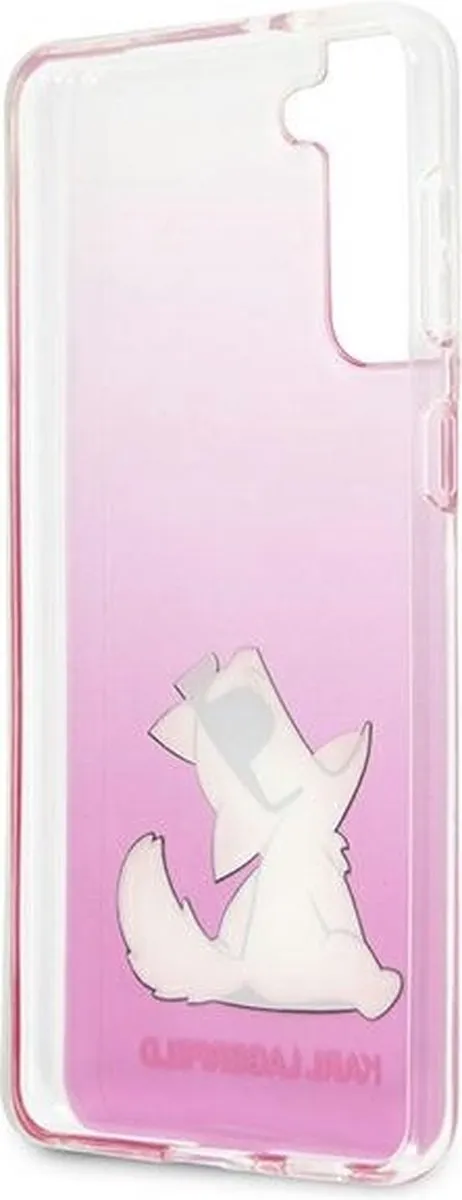 Karl Lagerfeld KLHCS21MCFNRCPI S21+ Choupette Fun Hardcase - Roze