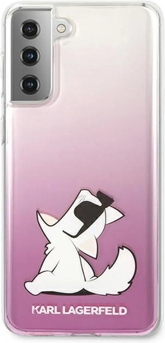 Karl Lagerfeld KLHCS21MCFNRCPI S21+ Choupette Fun Hardcase - Roze