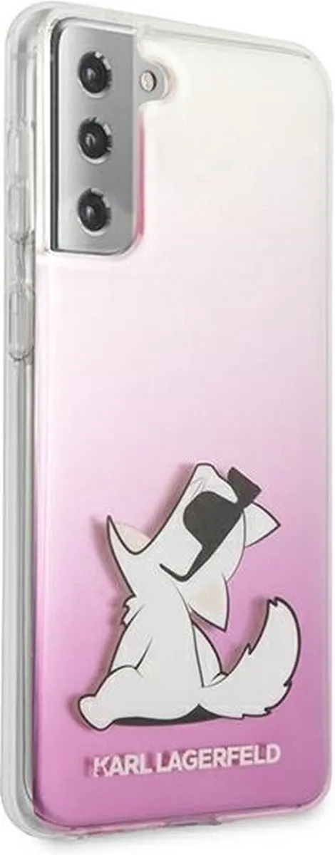 Karl Lagerfeld KLHCS21MCFNRCPI S21+ Choupette Fun Hardcase - Roze