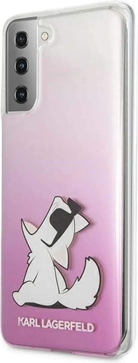 Karl Lagerfeld KLHCS21MCFNRCPI S21+ Choupette Fun Hardcase - Roze - afbeelding 6 van 6