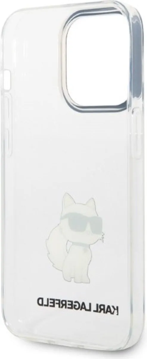 Karl Lagerfeld KLHCP14XHNCHTCT iPhone 14 Pro Max Hardcase - Transparant