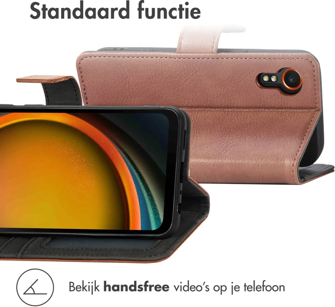 Imoshion Hoesje Samsung Galaxy Xcover 7 - 3 Pasjes - Bruin