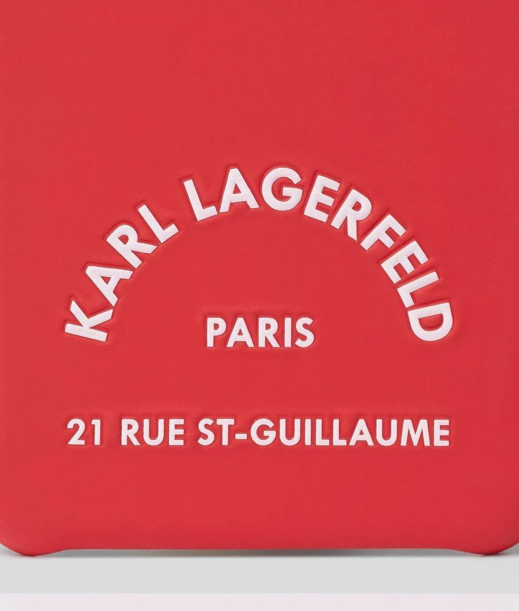 Karl Lagerfeld Paris 21 Hoesje iPhone 11 Pro - Rood - Soft Touch