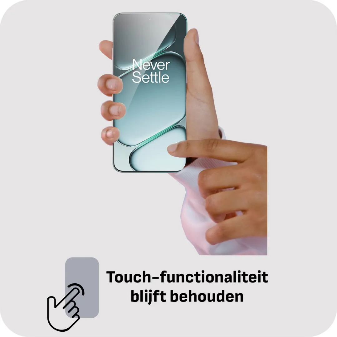Just in Case Screenprotector OnePlus 15R - Gehard Glas