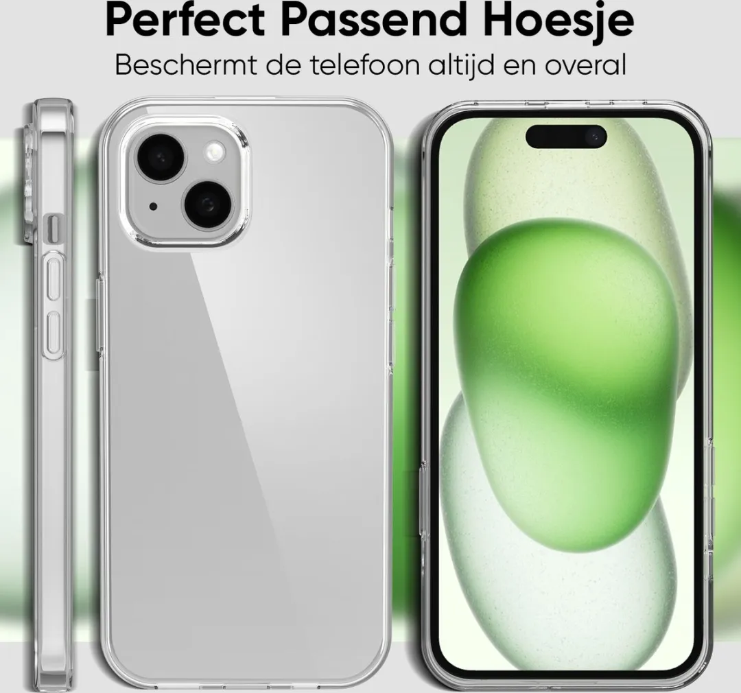 NUVEX iPhone 15 Plus Telefoonhoesje - Transparant - MPN 8721082712798