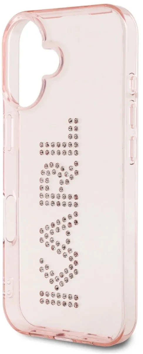 Karl Lagerfeld IML Strassen Logo Hoesje iPhone 16 - Transparent