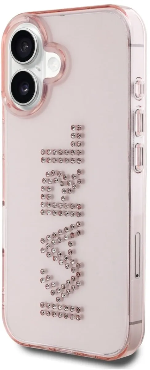 Karl Lagerfeld IML Strassen Logo Hoesje iPhone 16 - Transparent