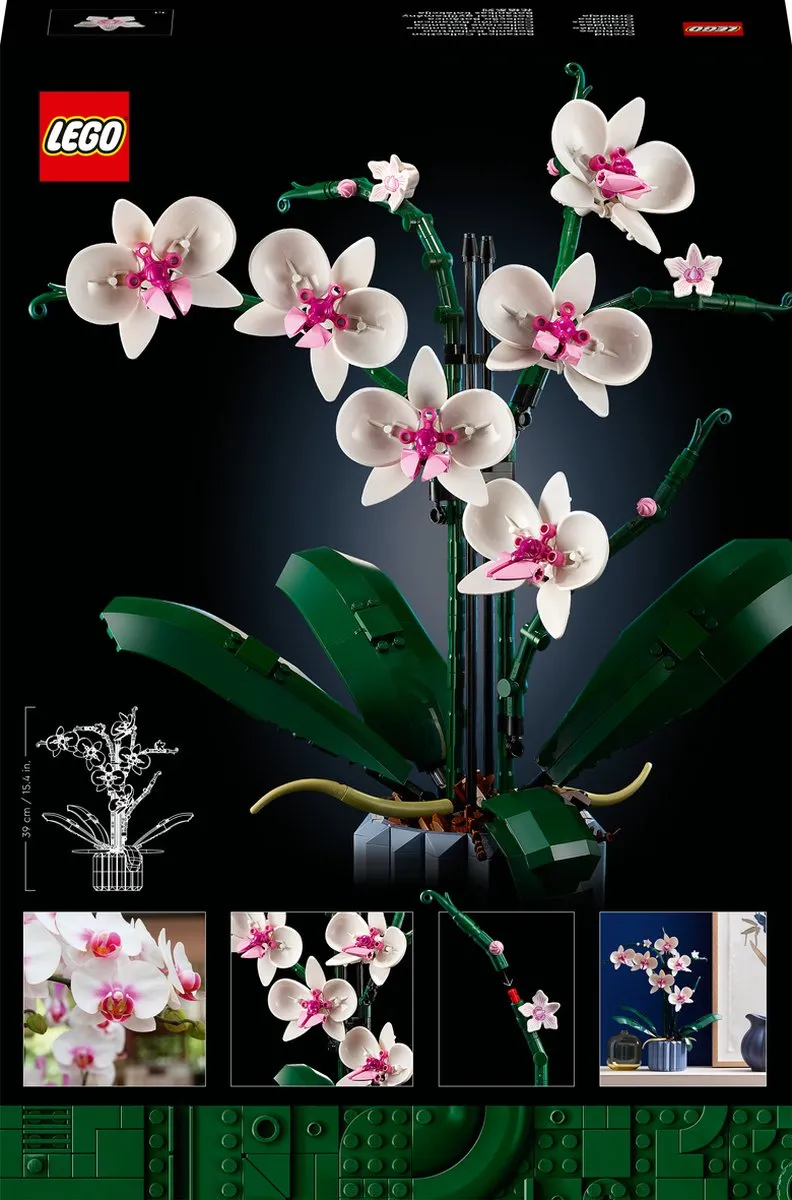 LEGO Icons Orchidee 10311 - Botanical Collection - 608 Stukken - afbeelding 6 van 6