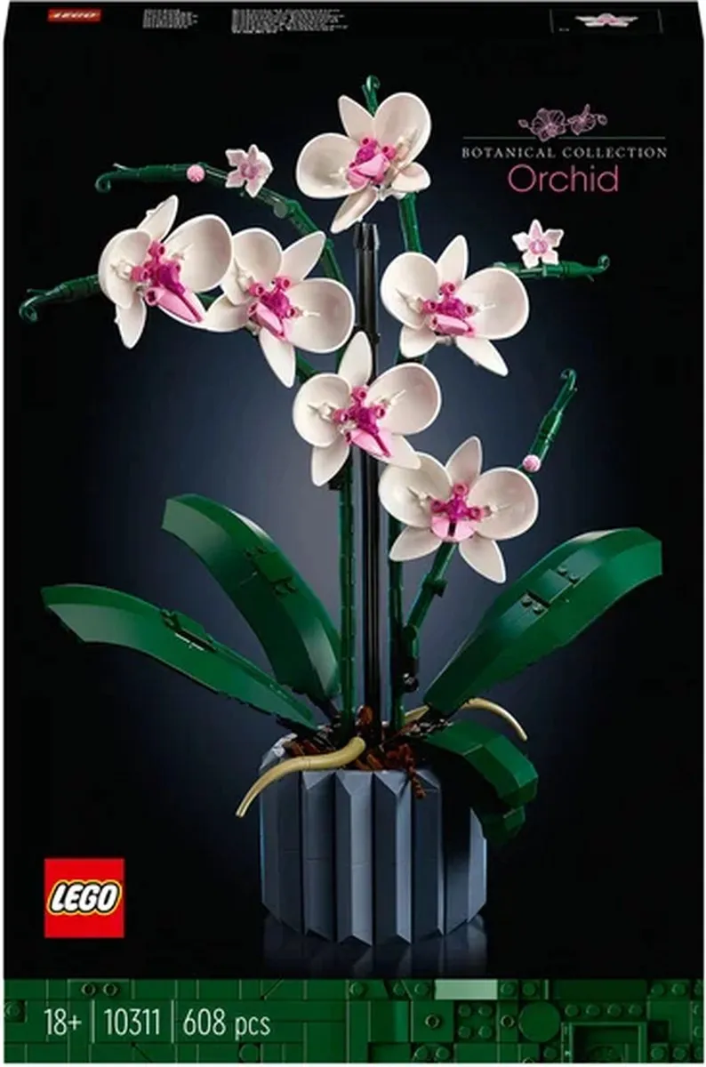 LEGO Icons Orchidee 10311 - Botanical Collection - 608 Stukken
