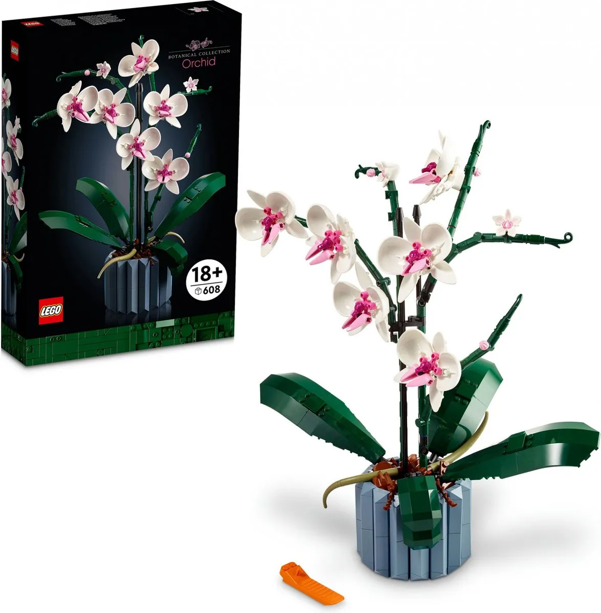 LEGO Icons Orchidee 10311 - Botanical Collection - 608 Stukken