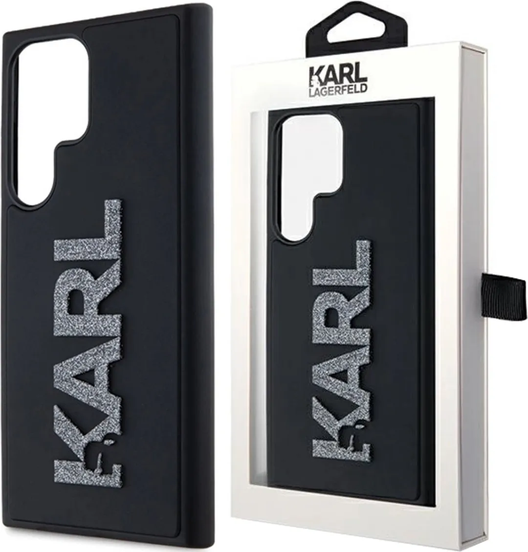 Karl Lagerfeld 3D Glitter Back Case S918 - Zwart - afbeelding 6 van 6