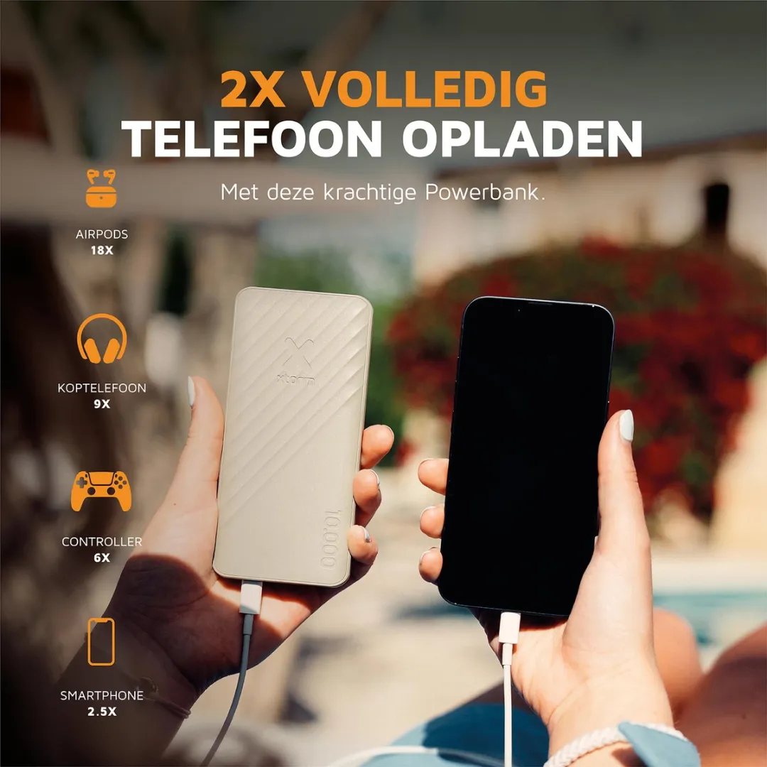 Xtorm Go2 Powerbank XG2102 10.000mAh - 2x USB - Wit