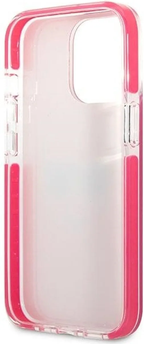 Karl Lagerfeld KLHCP13LTPECPI iPhone 13 Pro Hoesje - Fuchsia
