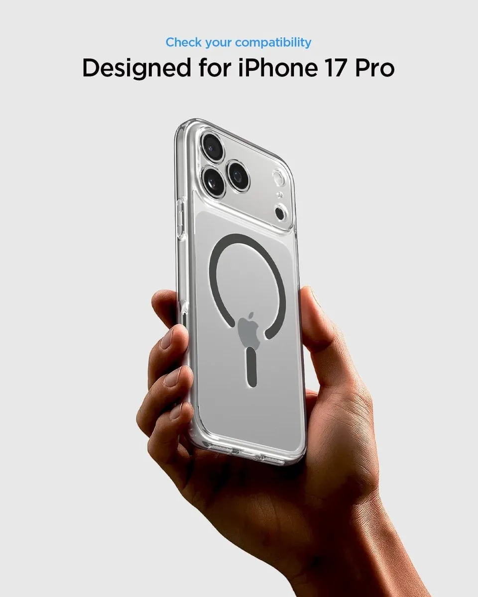 Spigen Ultra Hybrid MagFit ACS06811 Hoesje - iPhone 17 Pro - Graphite - afbeelding 5 van 5