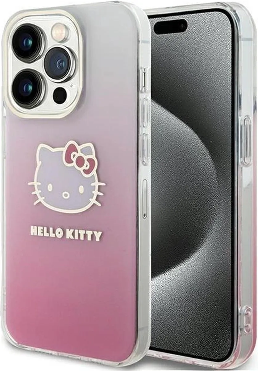 Hello Kitty IML Gradient iPhone Hoes - Roze
