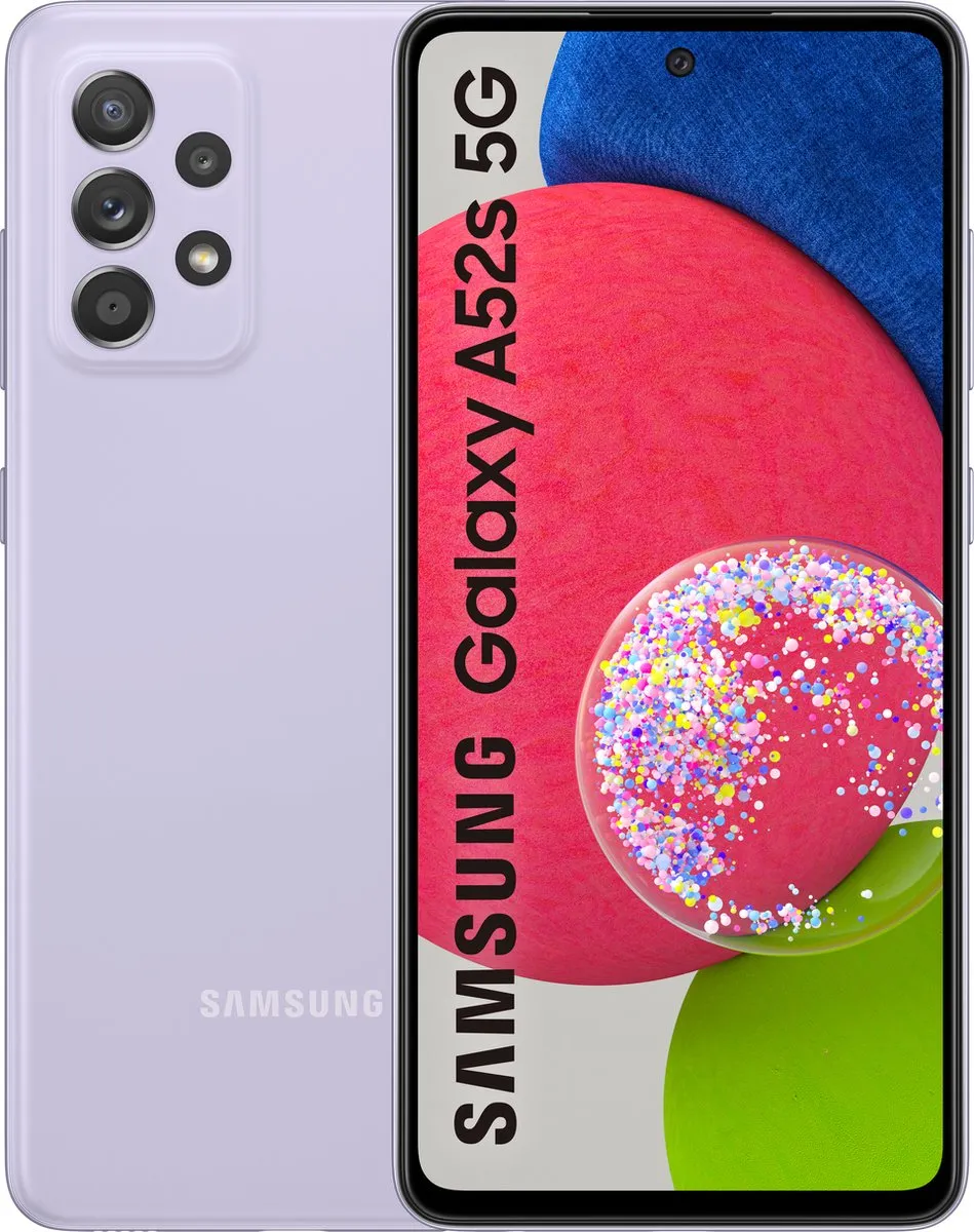Samsung Galaxy A52s 5G SM-A528BLVHEUB - 256GB - Awesome Violet