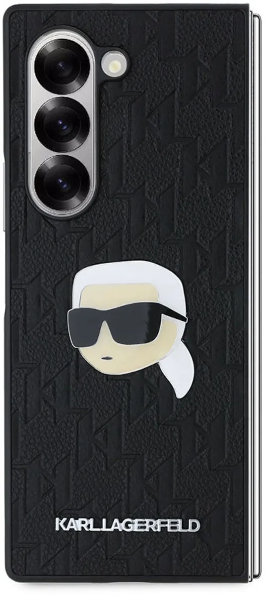 Karl Lagerfeld Saffiano Beschermhoes Zwart - KLHCZFD6PGKSKIHK
