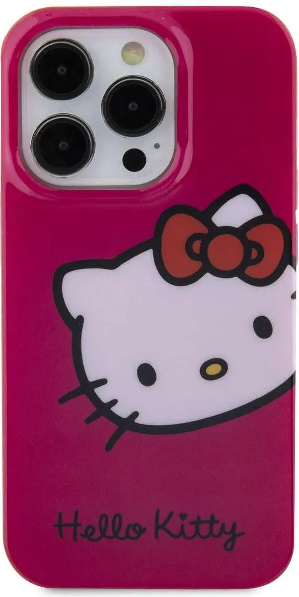 Karl Lagerfeld Hello Kitty iPhone 15 Pro TPU Hoesje - Wit