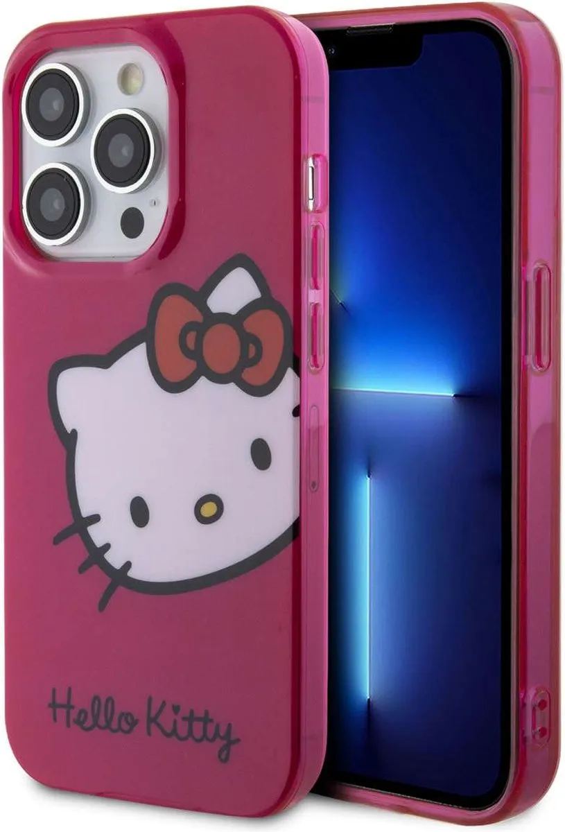 Karl Lagerfeld Hello Kitty iPhone 15 Pro TPU Hoesje - Wit