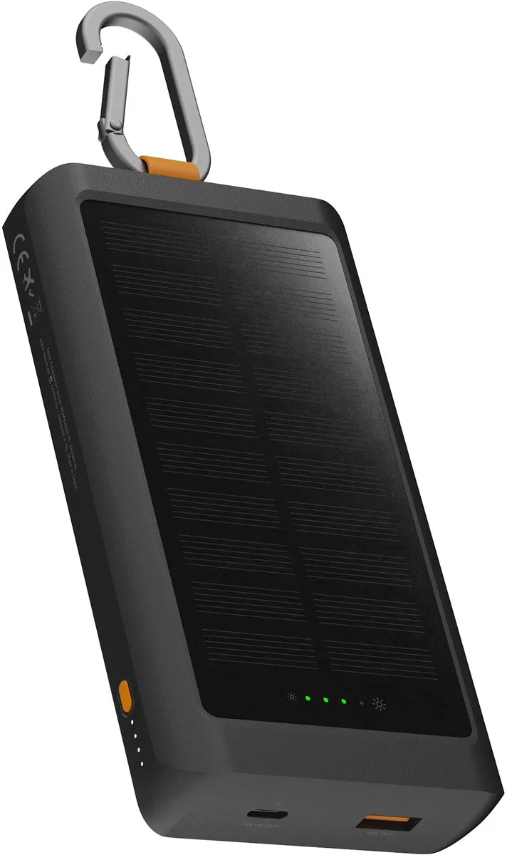 Xtorm Go2 Solar Powerbank XG2S101 - 10.000mAh - 15W - Zwart