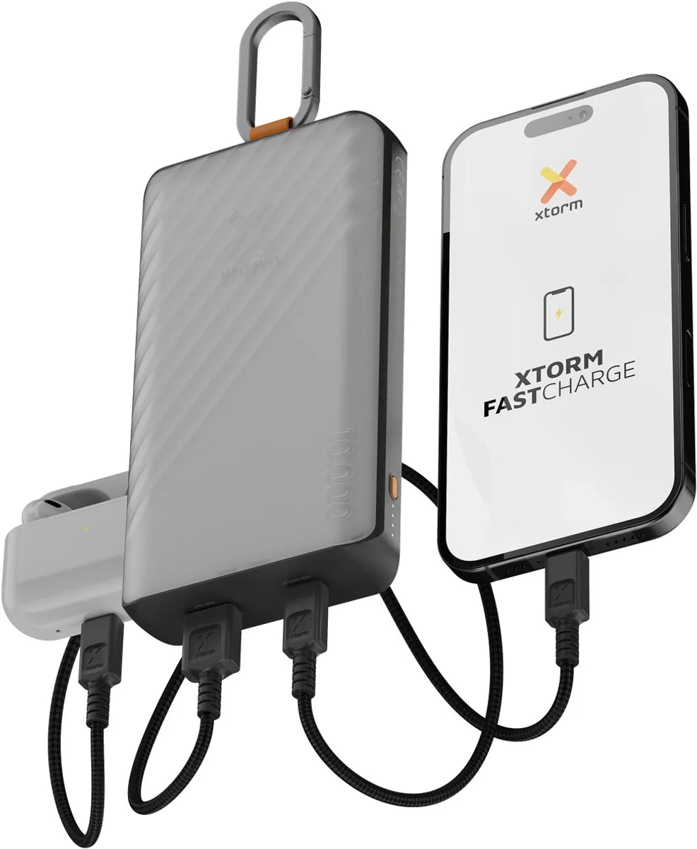 Xtorm Go2 Solar Powerbank XG2S101 - 10.000mAh - 15W - Zwart