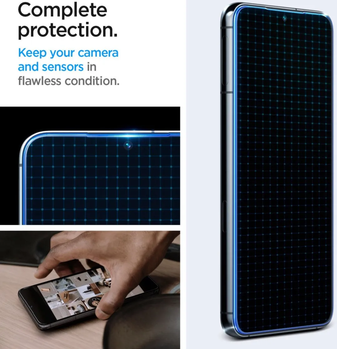 Spigen Glas.tR EZ Fit Samsung Galaxy S23+ Schermbeschermer - 2 Stuks