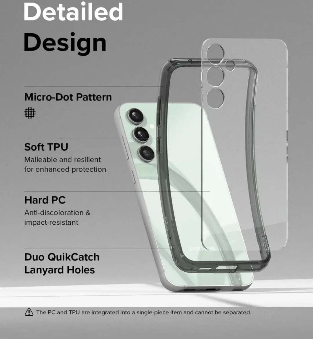 Ringke Back Cover Hoesje Samsung Galaxy S23 FE - Zwart