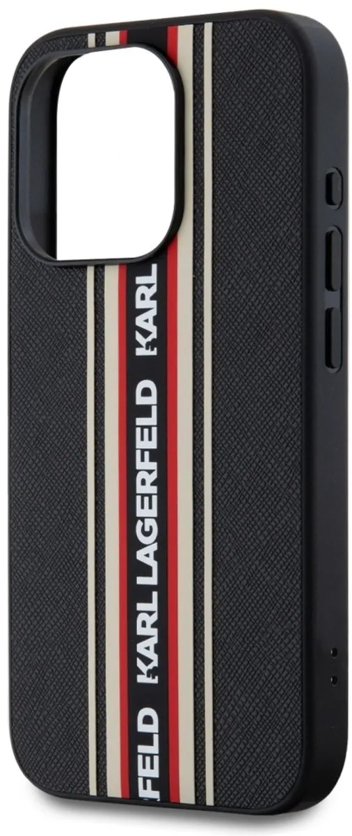 Karl Lagerfeld Saffiano Hoesje iPhone 15 Pro Max - Transparent - afbeelding 6 van 6
