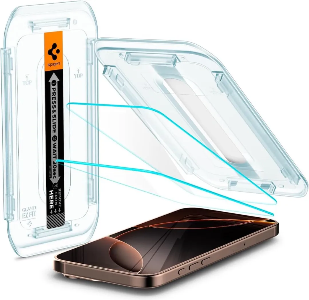 Spigen Glas.tR EZ Fit iPhone 16 Pro Max Screenprotector