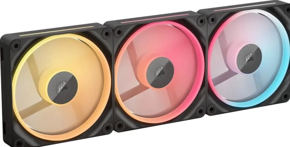 Corsair iCUE LINK LX120-R RGB PWM Ventilatoren - 3x 120mm - Zwart