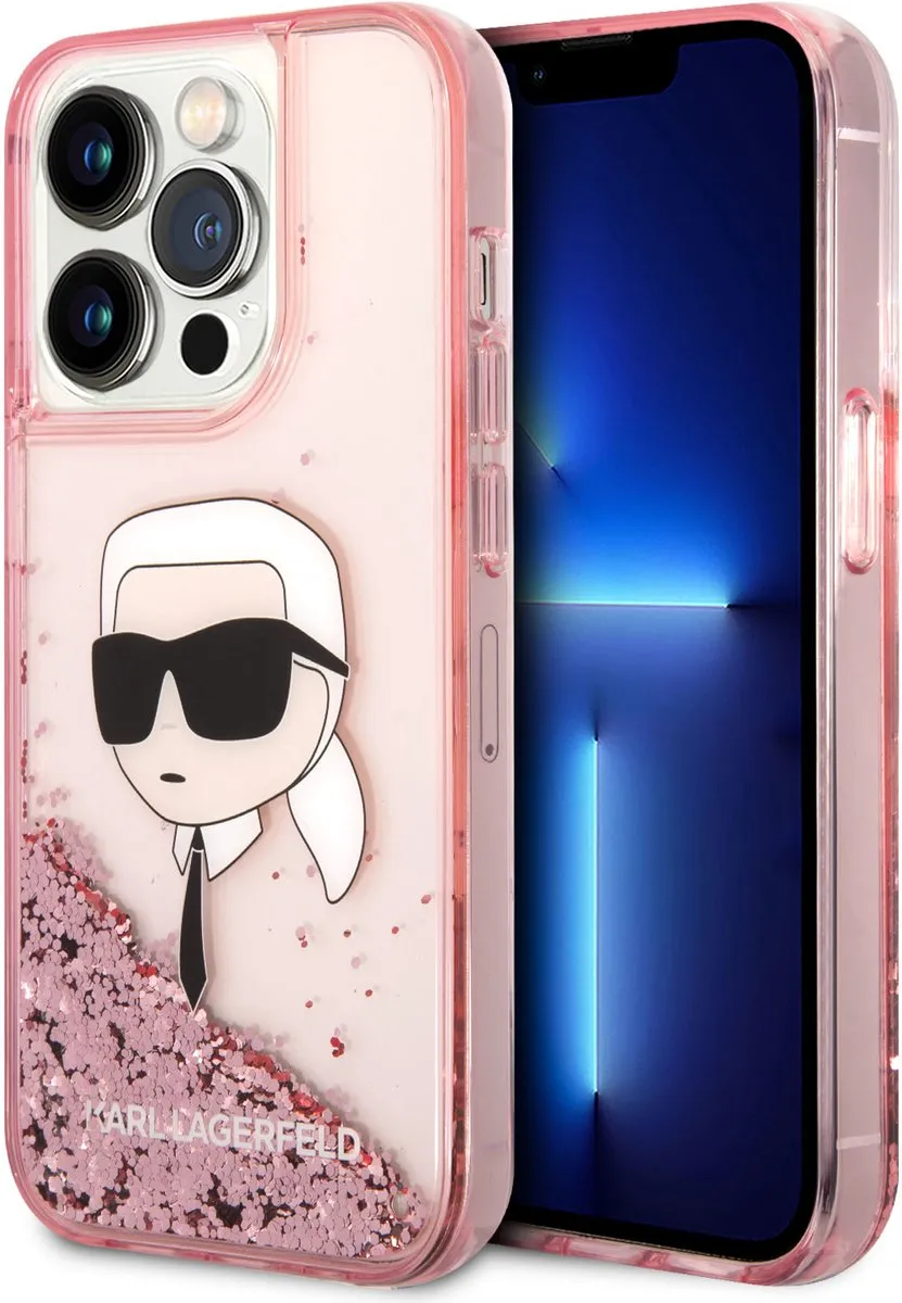 Karl Lagerfeld KLHCP14LLNKHCP iPhone 14 Pro Hoesje