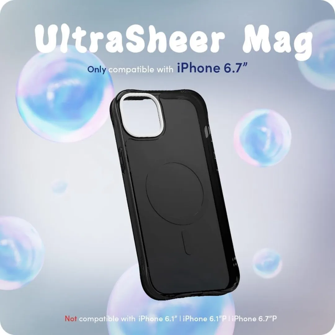 Spigen Ultra Sheer Mag Hoesje iPhone 15 Plus - Zwart