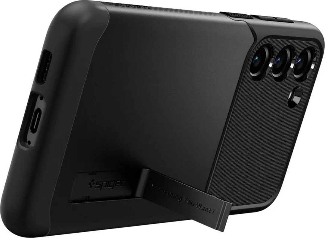 Spigen Slim Armor Hoesje ACS05641 - Samsung Galaxy S23 Plus - Zwart