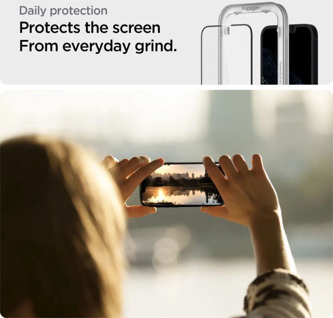 Spigen AlignMaster Screenprotector iPhone 16e - 2 Stuks